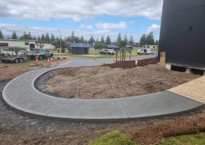 Concrete driveway and path Beco Constructions